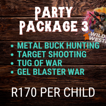 Party Package 3 p/child
